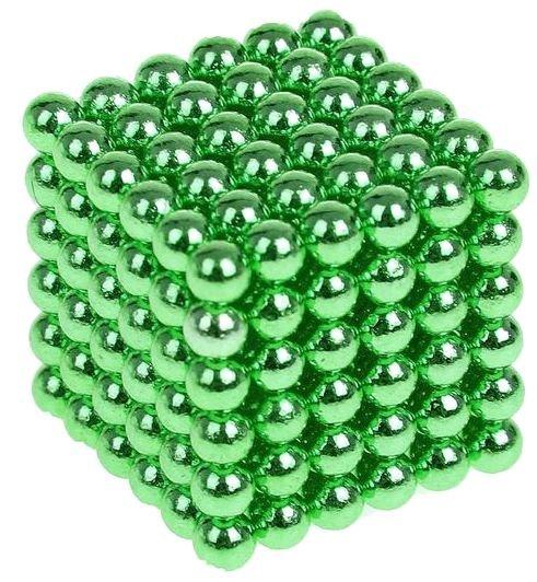 Антистресс магнитный Мини-Неокуб, 216 шариков d=0.3 см. (зеленый) - фото 1 - id-p80750976