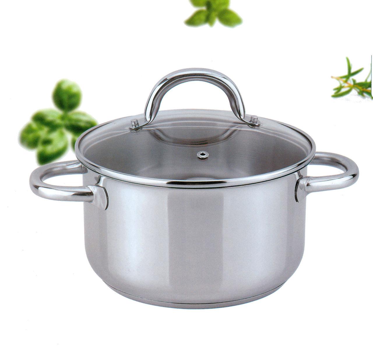 Кастрюля с крышкой 1.9 л, Ø 16 см "Induction" (SSW Berlin, Германия), фото 1