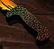 Деревянный Нож Мачете-кукри - желтый леопард (31 см.), фото 2