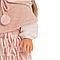 LLORENS Кукла Елена 35 см, блондинка в розовом костюме и шапке с двумя помпонами, фото 3
