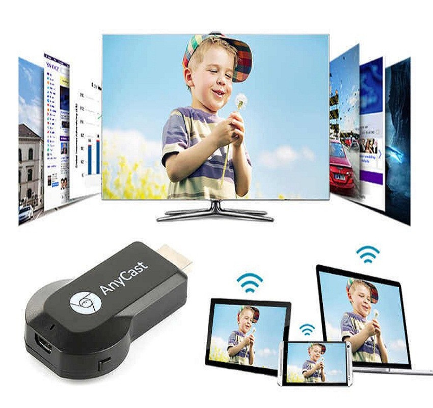Беспроводной адаптер Anycast M4 Plus — HDMI Wi-Fi для телевизора.