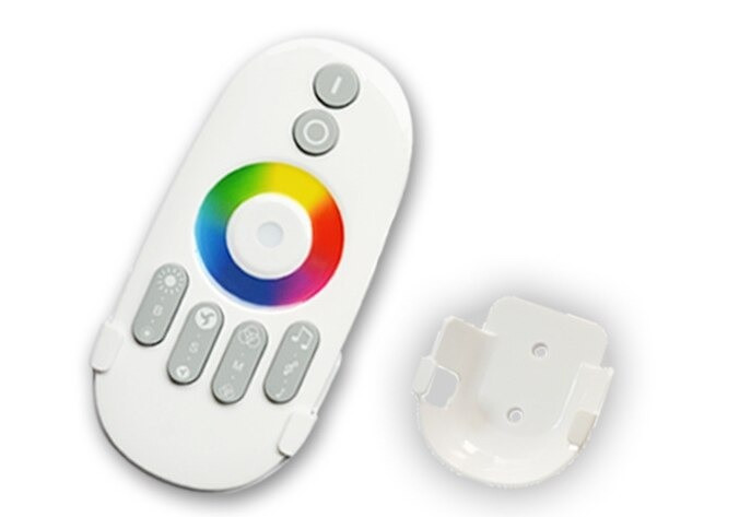 Музыкальный контроллер 2 канала для RGB ленты с RF сенсорным пультом с подсветкой - фото 2 - id-p80755456