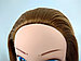 Голова-манекен (аниме) темно-русый волос искусственный - 60 см, фото 6