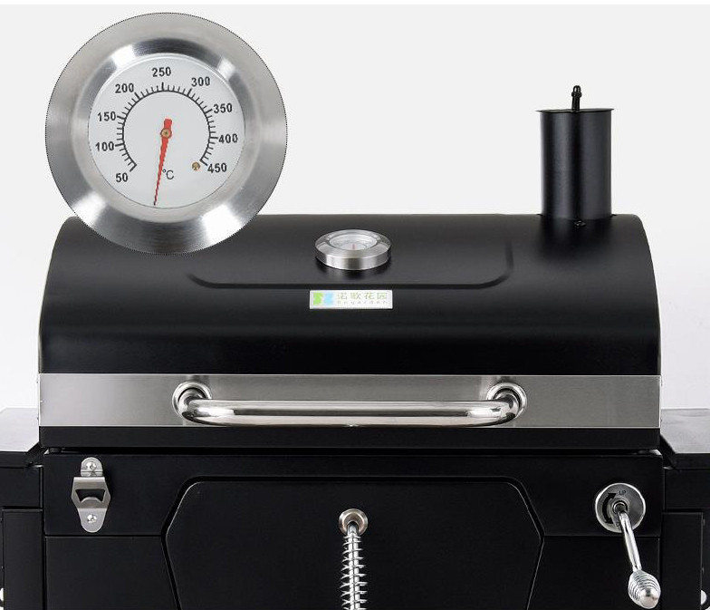 Термометр для мангала гриля и барбекю от 50°С до 450°С с белой шкалой - фото 3 - id-p80757032