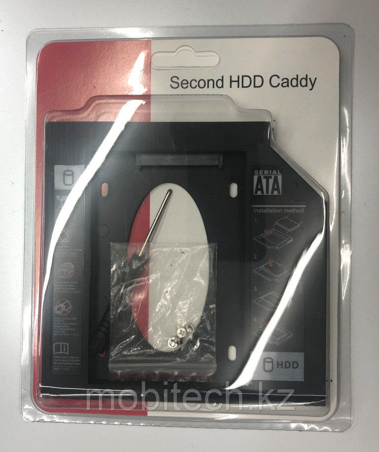 HDD переходник Сaddy пластик 9.5mm sata, фото 1