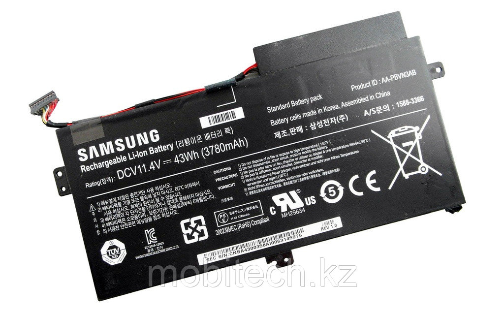 Аккумуляторы Samsung AA-PBVN3AB 11.4V 43Wh NP470 NP370 батарея аккумулятор ORIGINAL