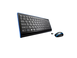 Клавиатуры для ПК беспроводной клавиатура и мышь KME KA-C681+MA-8E33+G5 Black