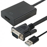 Разное Переходник VGA(Папа) на HDMI(мама) + audio