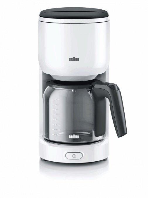 Кофеварка капельная Braun KF 3100 белый