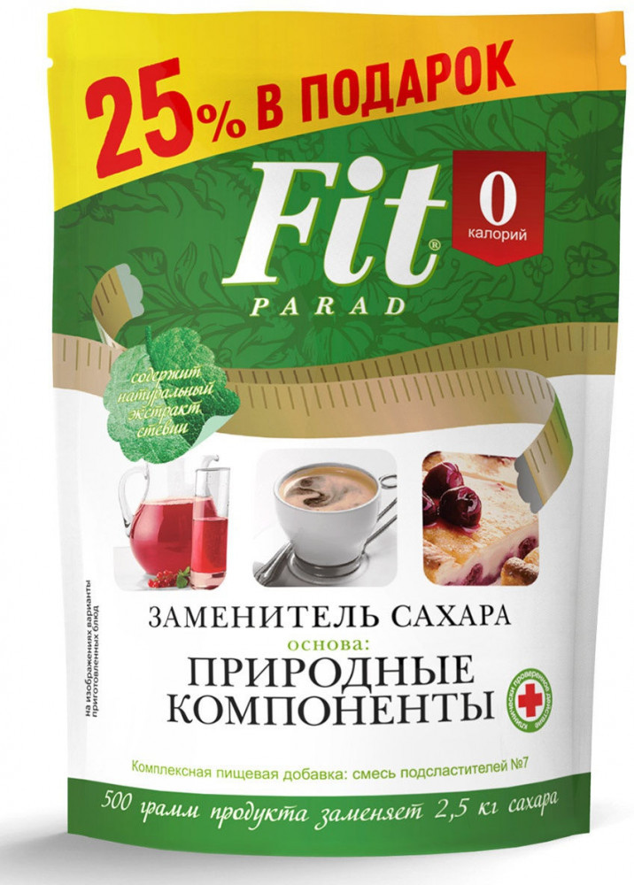 Заменитель сахара «ФитПарад №7», 500 г