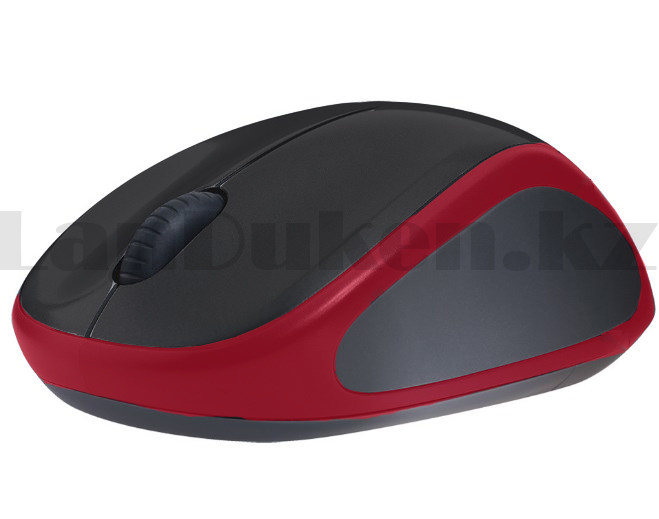 Компьютерная мышь беспроводная оптическая 1000 dpi USB Logitech M186 Wireless Mouse красный - фото 4 - id-p80783892