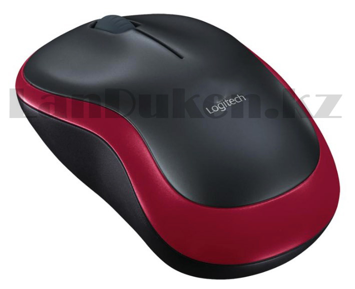 Компьютерная мышь беспроводная оптическая 1000 dpi USB Logitech M186 Wireless Mouse красный - фото 6 - id-p80783892