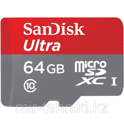 Карта памяти SanDisk Ultra microSDXC UHS-I 64Gb 80MB/s - фото 2 - id-p80787583
