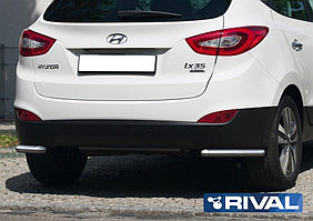 Hyundai Tucson /IX35 2010-2013-2015 Защита заднего бампера d57 уголки