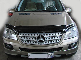 Мухобойка (дефлектор капота) Mercedes-Benz ML-class (X164) 2005-2011