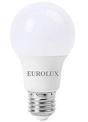 Лампа светодиодная LL-E-A60-9W-230-2,7K-E27 (груша, 9Вт, тепл., Е27) Eurolux