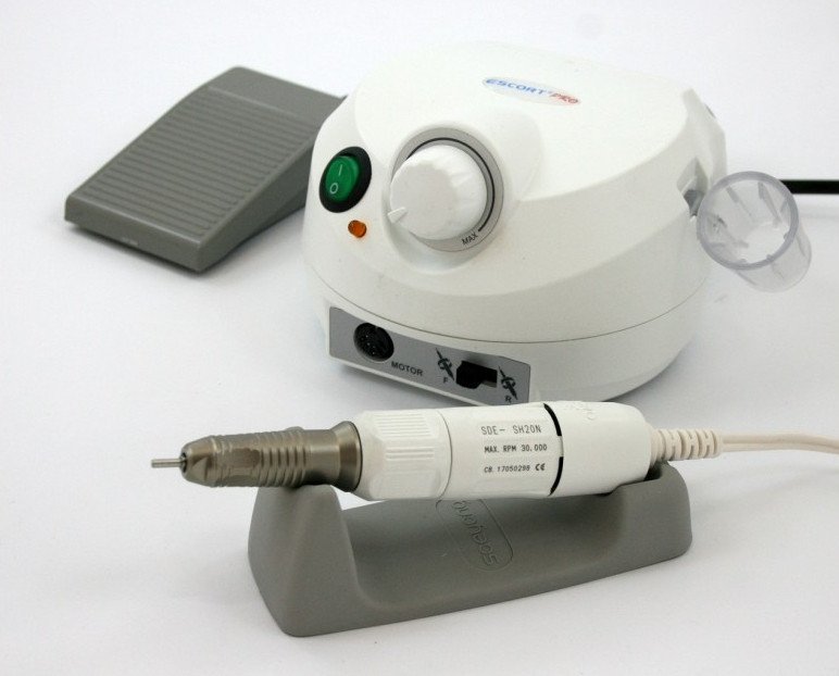 Marathon Escort II PRO - косметологический аппарат для маникюра с наконечником SH20N, 30000 об/мин, 45 Вт