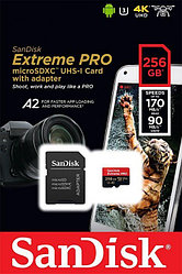 Карта памяти SanDisk Extreme Pro microSDXC UHS-I 256GB 170MB/s