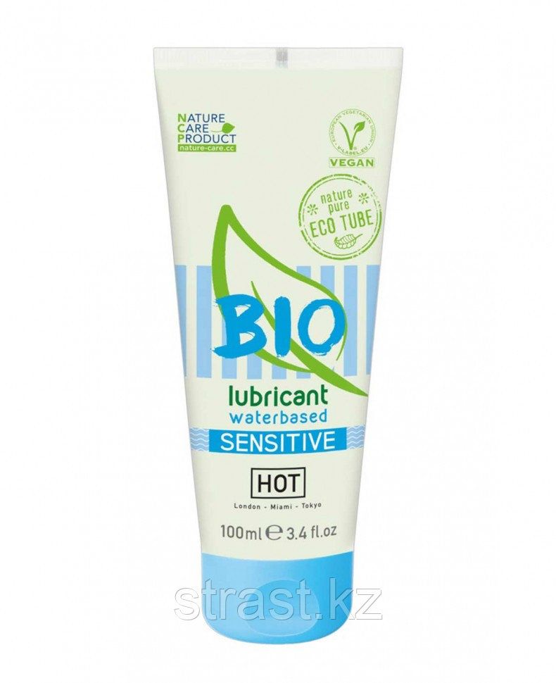 Интимный гель-лубрикант Hot Bio Sensitive, на водной основе, для чувствительной кожи, 100 мл