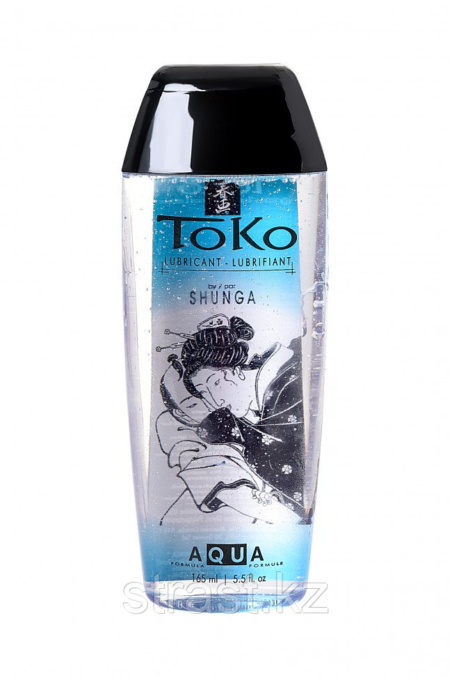 ЛУБРИКАНТ SHUNGA TOKO AQUA НА ВОДНОЙ ОСНОВЕ, УЛЬТРА-ШЕЛКОВИСТЫЙ, 165 МЛ