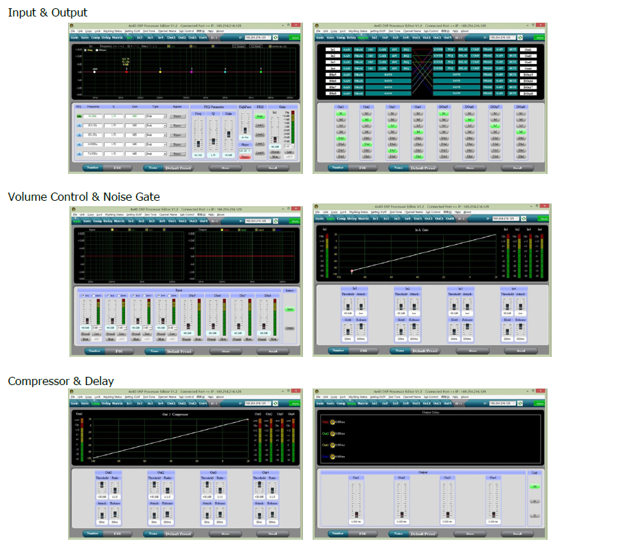 Четырехканальный усилитель мощности DSP с Dante DSP-4060 DSP-4120 DSP-4240 DSP-4350 DSP-4500 - фото 2 - id-p80842979