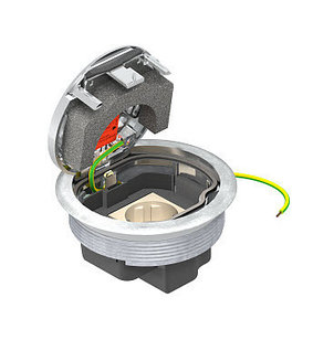 OBO Bettermann Лючок GESRC2 USB (для монтажных оснований, хром)