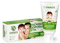 Детская зубная паста SYNERGETIC липа и ромашка, от 0 до 3 лет, 50гр