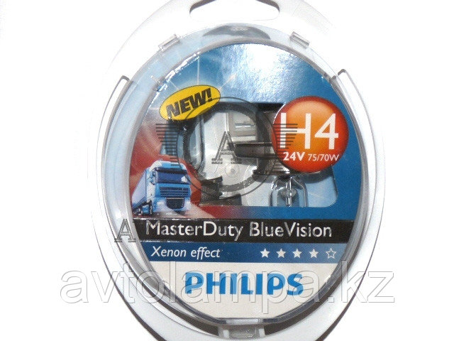 Philips H4 24V 70/75W Master Duty Blue Vision 13342MDBV   Штатная галогенная лампа