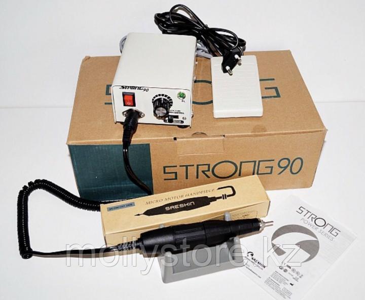 Аппарат для маникюра Strong 90/102L,35000, 65Вт (C педалью)
