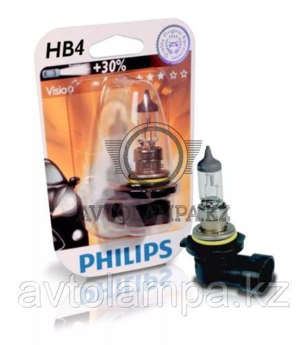 9006PVB1 HB4 12V 55W Philips White Vision Штатная галогенная лампа, фото 1