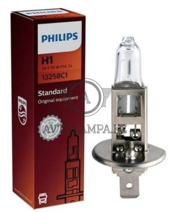 13258 H1 24V 70W Philips Master Duty Vision Штатная галогеновая лампа - фото 1 - id-p80849824