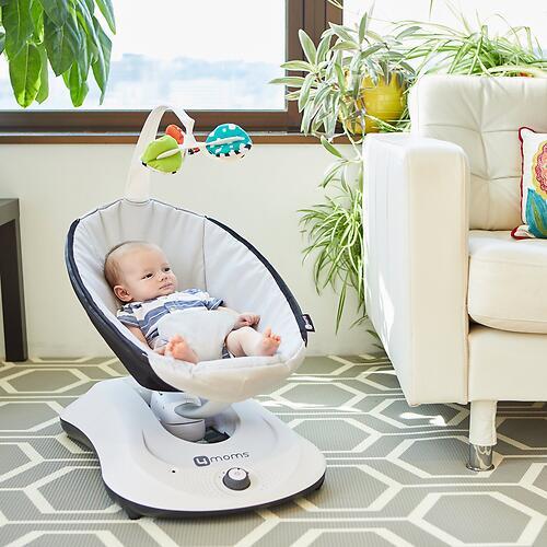 Кресло-качалка 4moms RockaRoo Серебристая