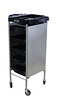 NJ-88021 G Помощник-тележка парикмахерская металл AISULU (серая) 60000000150 NJ-88021 G Помощник-тележка парикмахерская металл AISULU (серая)