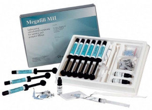 Megafill MH мини материал светового отверждения, 4 шприца х 4,5 г