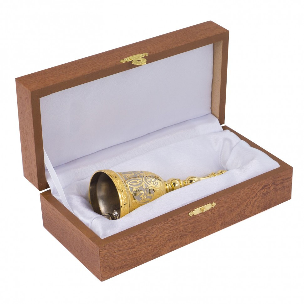 Колокольчик сувенирный "Нефрит" в подарочной коробке Златоуст 120939 - фото 3 - id-p80871738