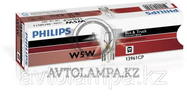 PHILIPS 13961 W5W 24V, фото 1