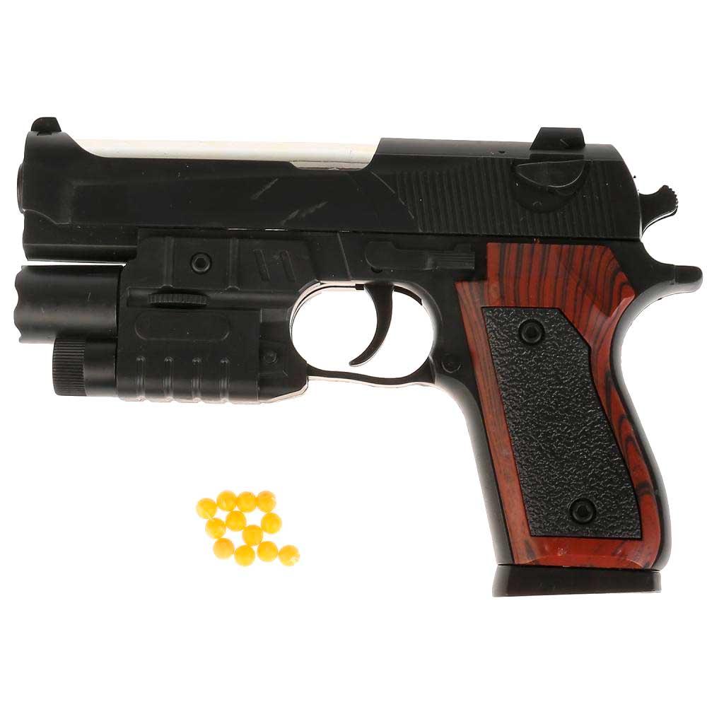 Пистолет пневматический P2117-G, с фонариком и лазерным прицелом - фото 2 - id-p80886443
