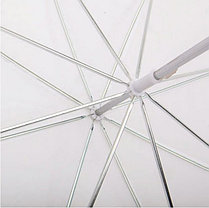 2 зонта 83 см на просвет с патроном с лампой 40 Ватт на стойках, фото 3