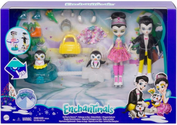 Enchantimals Игровой Набор Энчантималс "Снежная долина" Танцы на льду, Фигурное катание