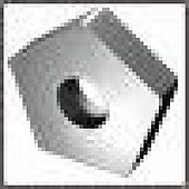 Пластина PNUA - 130612 Т15К6 пятигранная диаметр внешний = 8мм (10113) гладкая