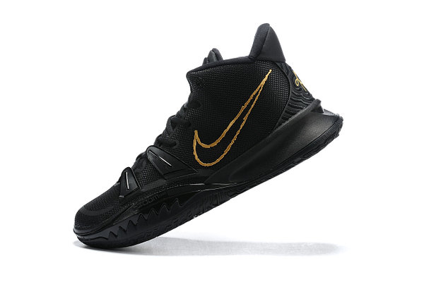 kyrie 7 black and gold
