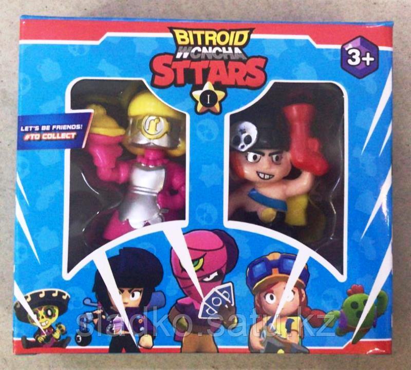 Детская игрушка фигурка Бравл Старс Brawl Stars 2 штуки в коробке - фото 1 - id-p80922018