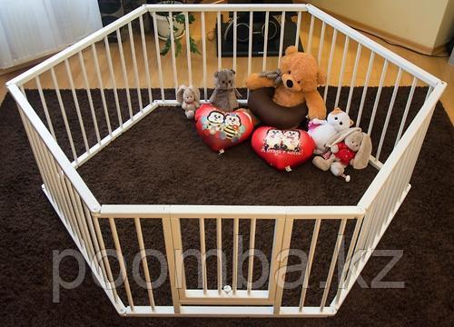 Дополнительные секции к манежу Bambini МД.01.10 Белый 4 шт/уп