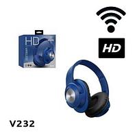 Bluetooth-наушники беспроводные HD Wireless V232 (Синий)