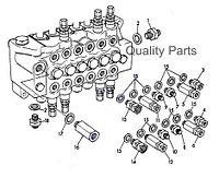 JCB3CX, гидрораспределитель, JCB4CX, 333/D0712, 332/F6665.