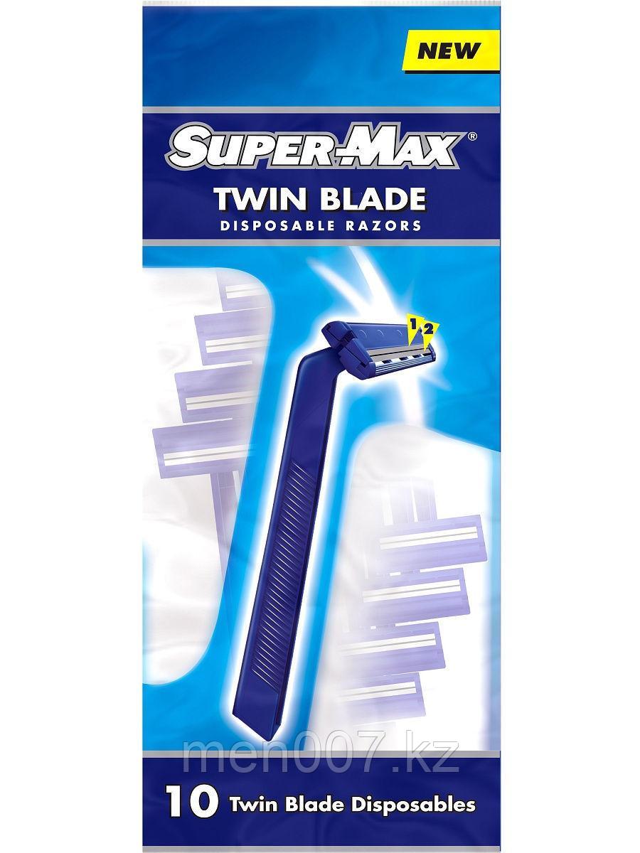Super-Max TWIN BLADE (10 штук) (одноразовые станки)