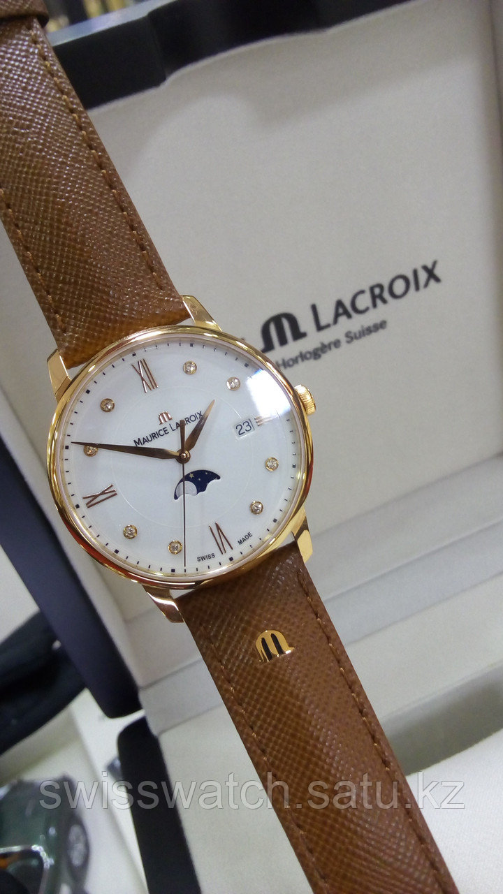 Наручные часы MAURICE LACROIX ELIROS Moonphase 35mm EL1096-PVP01-150-1 - фото 3 - id-p80867287