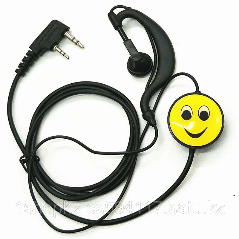 Гарнитура для раций Kenwood, Baofeng, Anytone "Смайлик"