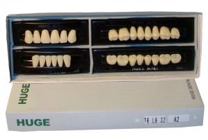 Зубы акриловые KAILI, 28 зубов в гарнитуре